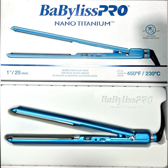 NIB Nano Titanium Ultra-Thin Straightening Iron 1" -Blue - Picture 6 of 6